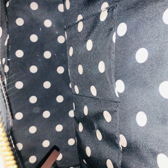 Anne Klein Tan & Brown Leather Purse w/ Removable Adjustable Strap - Picture 4 of 5